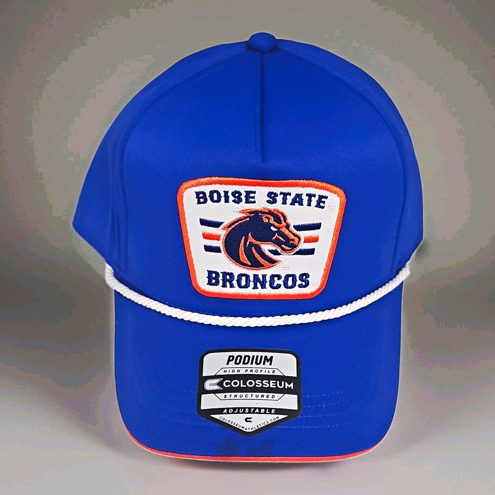 Colosseum Boise State Broncos Podium High Profile Structured Adjustable Cap Hat